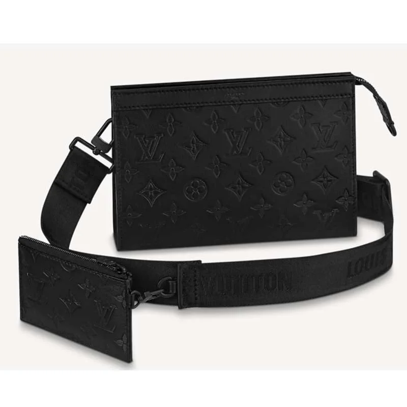 Louis Vuitton Twist bags with a contrast - colored interior for visual interestLouis Vuitton LV Unisex Gaston Wearable Wallet Monogram Shadow Cowhide Leather