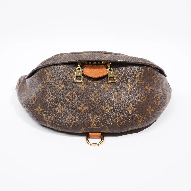 Louis Vuitton bags with a detachable mirror inside for on - the - go touch - upsLouis Vuitton Bum Bag Monogram Coated Canvas