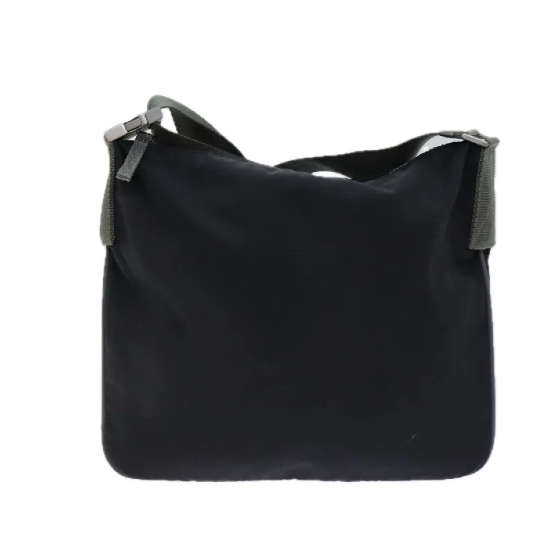 Ladies Prada Galleria bags with a detachable shoulder strapPRADA Shoulder Bag Nylon Black  ar12031