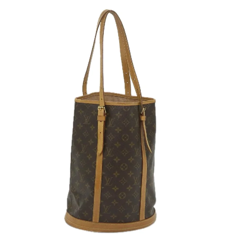 Louis Vuitton Twist bags with a snakeskin - effect panel for a bold lookLOUIS VUITTON Bucket GM Shoulder Bag