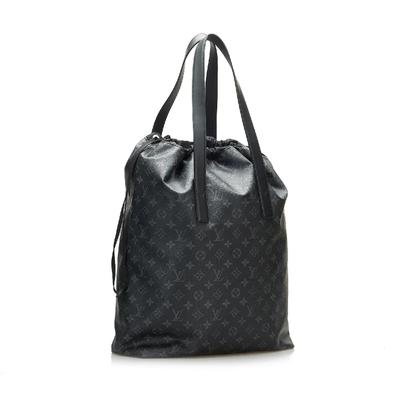 Ladies Louis Vuitton Capucines bags with a detachable shoulder strapLouis Vuitton Cabas Light Black Monogram Eclipse Canvas