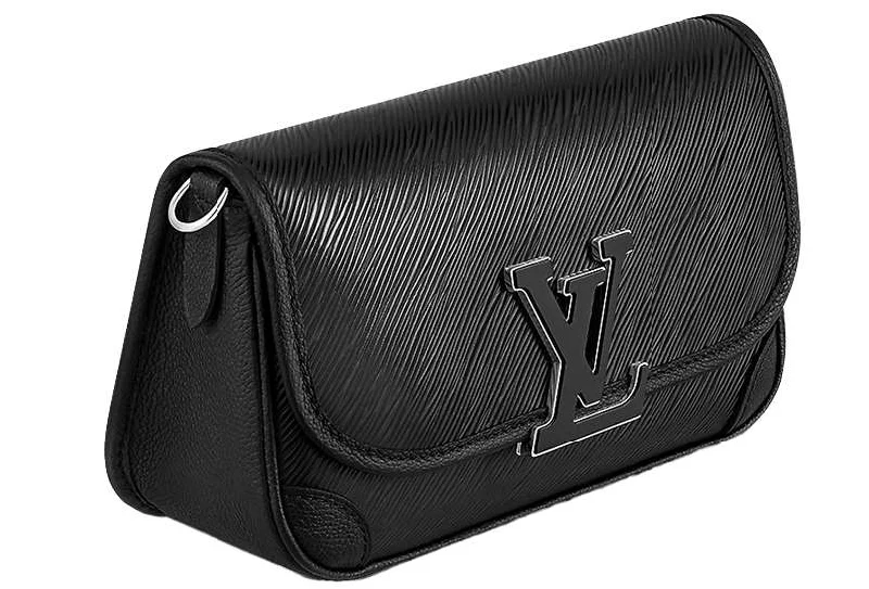 Louis Vuitton handbags with a back - zip pocket for storing valuablesLouis Vuitton Buci Bag Black