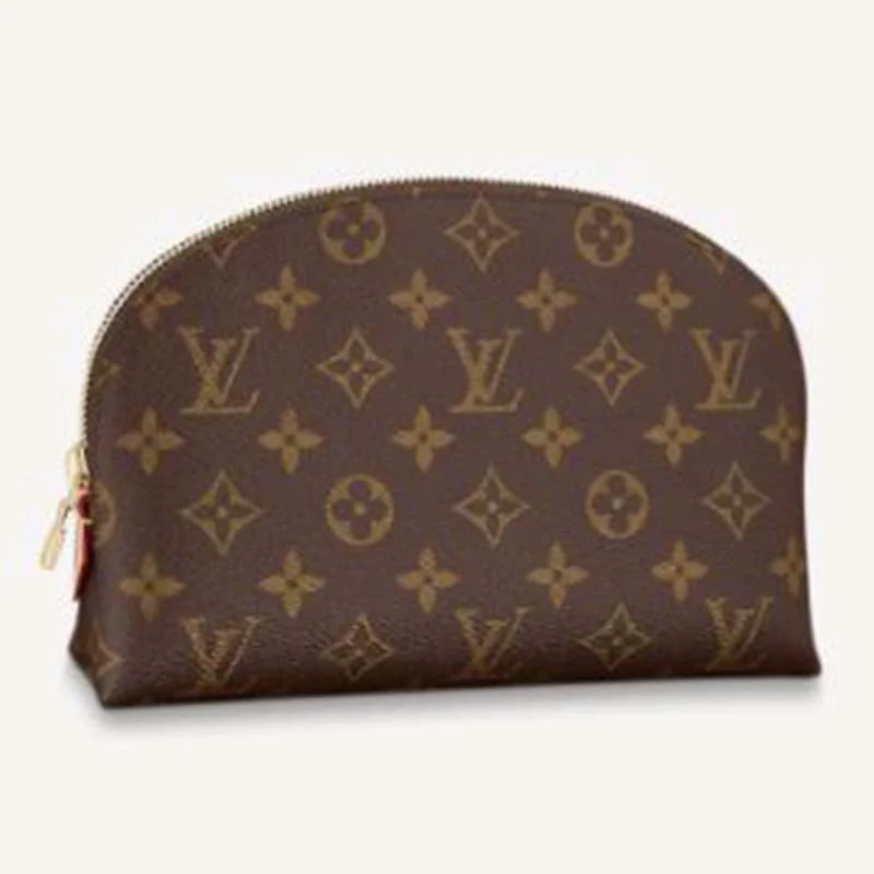 Louis Vuitton tote bags with a spacious interior and multiple pocketsLouis Vuitton LV Women Cosmetic Pouch GM Coated Canvas Cowhide Leather