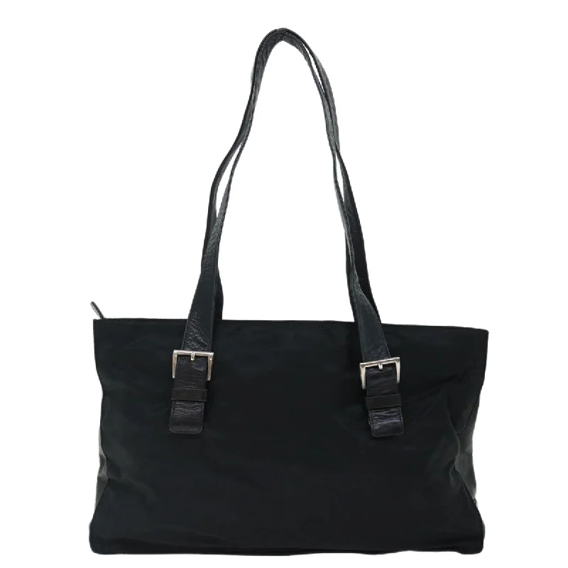 Prada bags with a zip - top closure and multiple interior pockets for organizationPRADA Shoulder Bag Nylon Black  70790