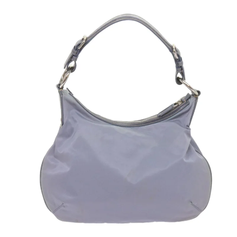 Prada bags with a chain - link trim and a leather body for a modern and stylish edgePRADA Shoulder Bag Nylon Light Blue  68673