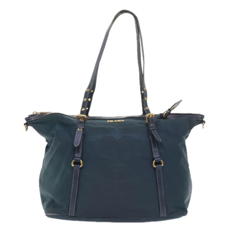 Prada bags with a zippered interior pocket for separating itemsPRADA Shoulder Bag Nylon Navy  ep2203