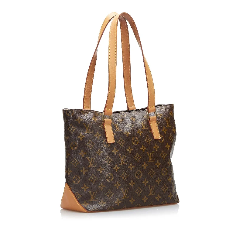 Ladies Louis Vuitton shoulder bags with a single - handle silhouetteLouis Vuitton Cabas Piano Monogram Canvas