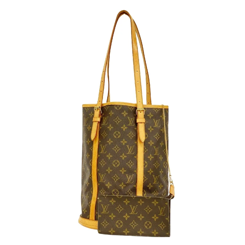 Louis Vuitton handbags with a metal - framed clasp for durabilityLOUIS VUITTON Bucket GM Tote