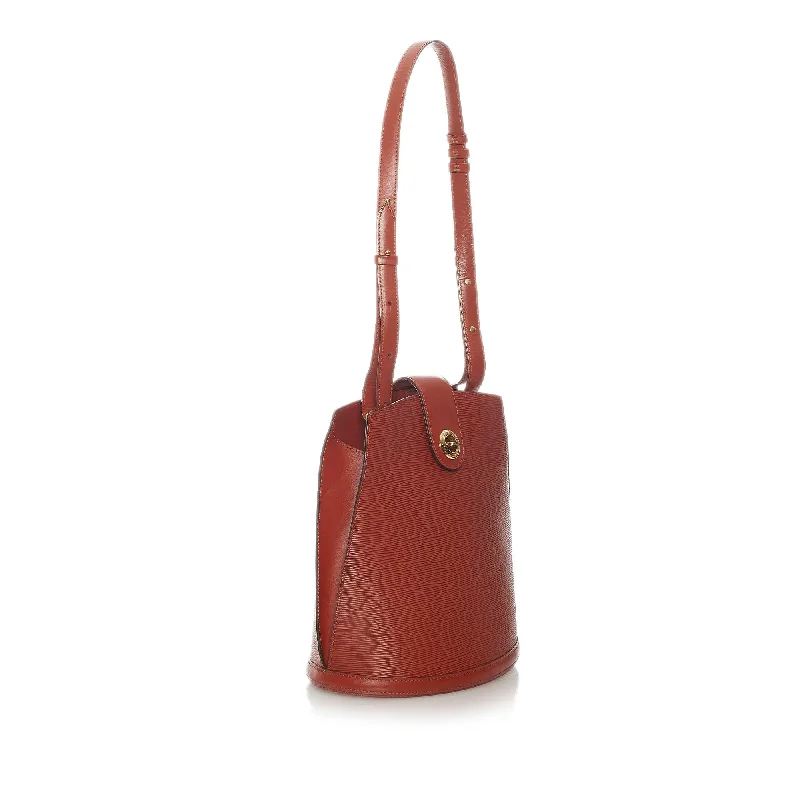 Ladies Louis Vuitton shoulder bags with a tassel decoration for charmLouis Vuitton Epi Cluny (27697)