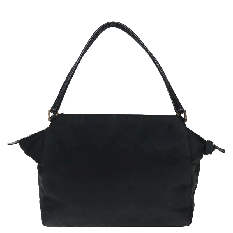 Prada handbags with a beaded trim for a touch of glamour and elegancePRADA Shoulder Bag Nylon Black  ac2887