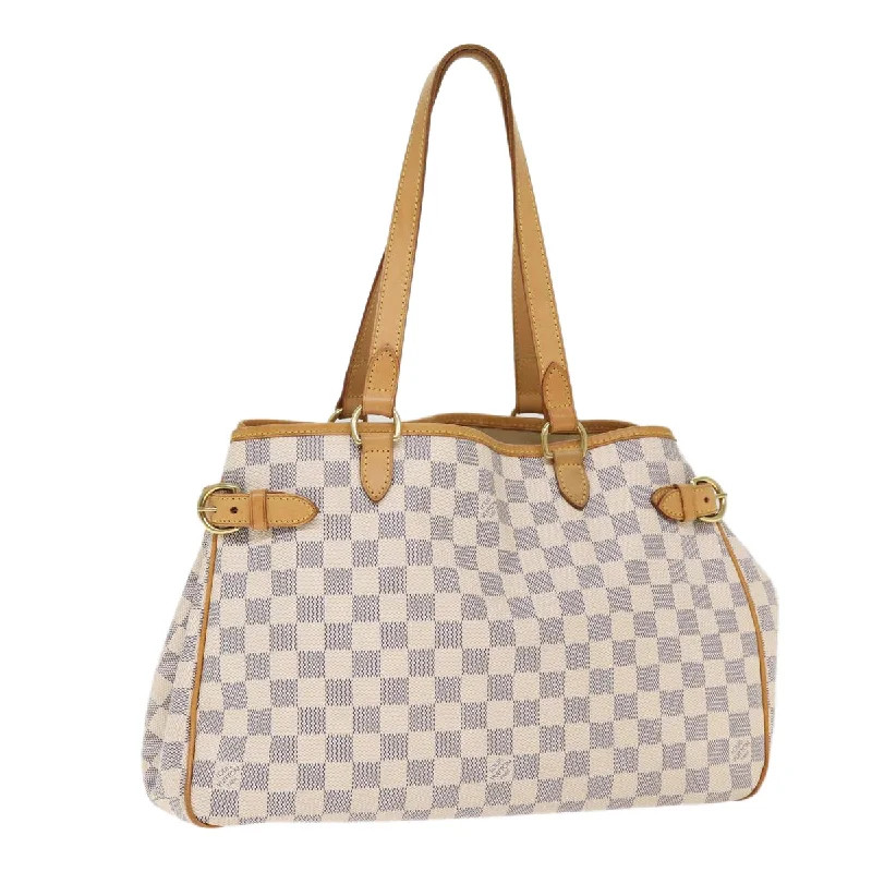 Louis Vuitton handbags with a back - zip pocket for storing valuablesLOUIS VUITTON Batignolles Horizontal Tote