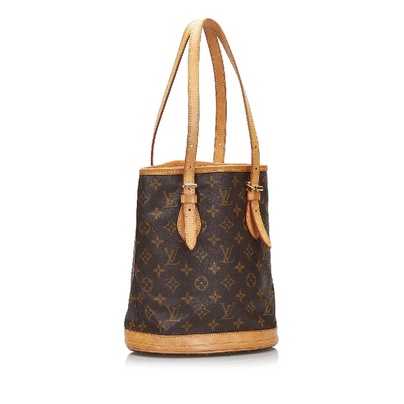 Small - sized Louis Vuitton Pochette Metis bags for a compact carryLouis Vuitton Bucket PM Monogram Canvas