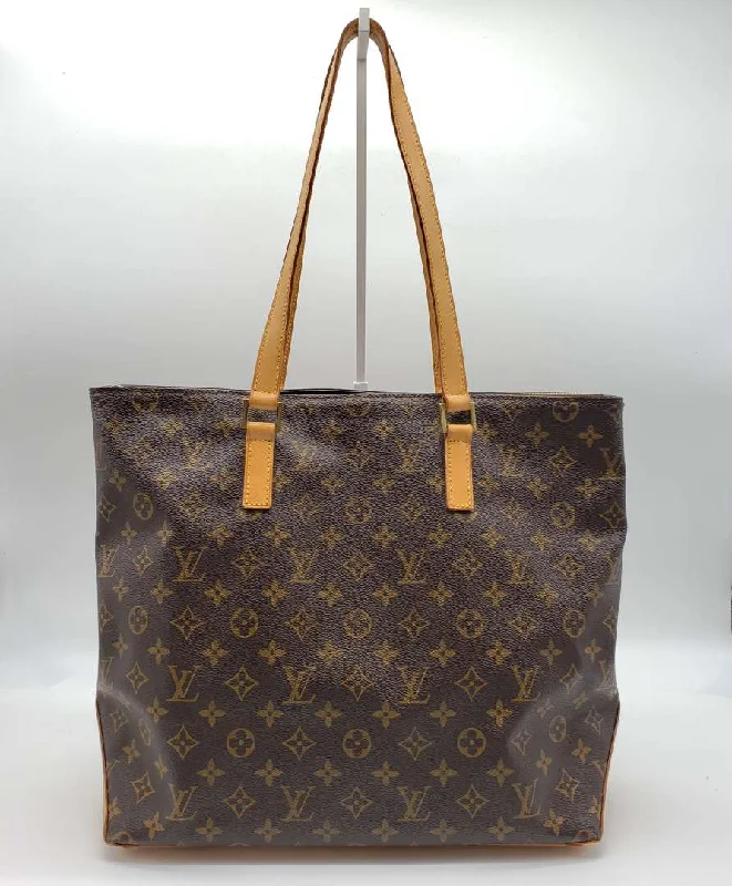 Louis Vuitton backpacks with a padded back panel for comfort during long - wearLouis Vuitton Cabas Mezzo Browns Monogram Tote Bag