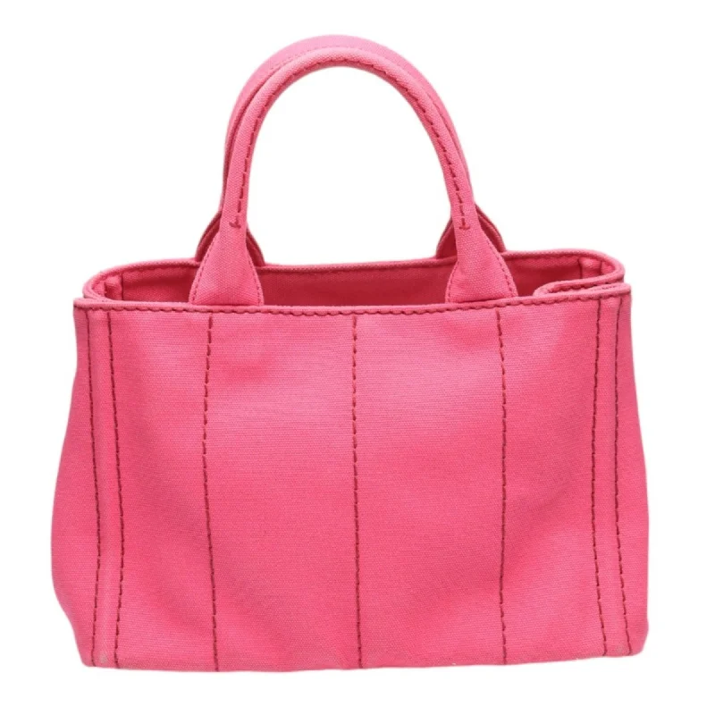 Ladies Prada handbags with a detachable wallet inside for added conveniencePRADA Canapa Tote