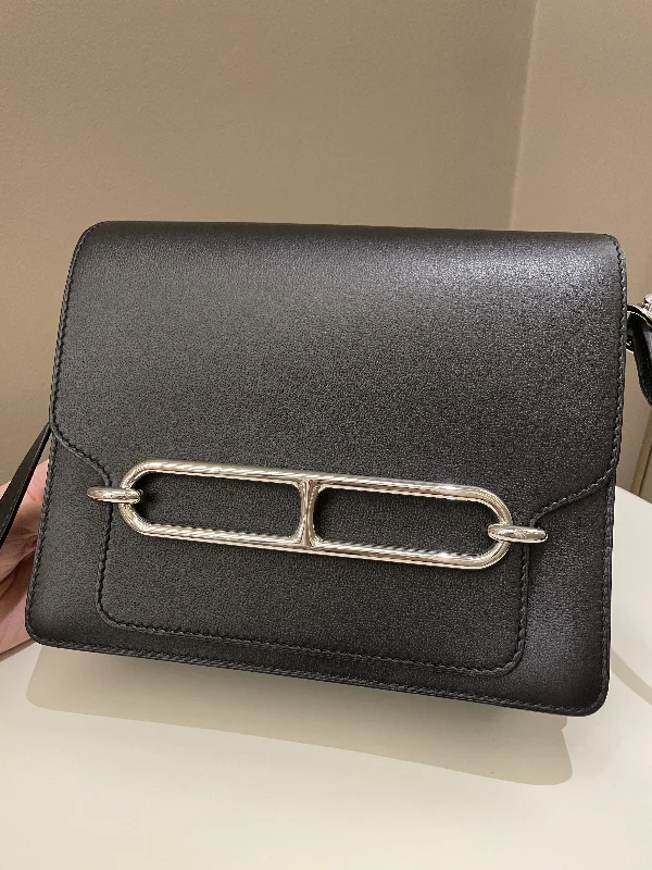 Hermes Constance Bags in Limited - Edition ColorwaysHermes Roulis 23 Veau Allegro Noir