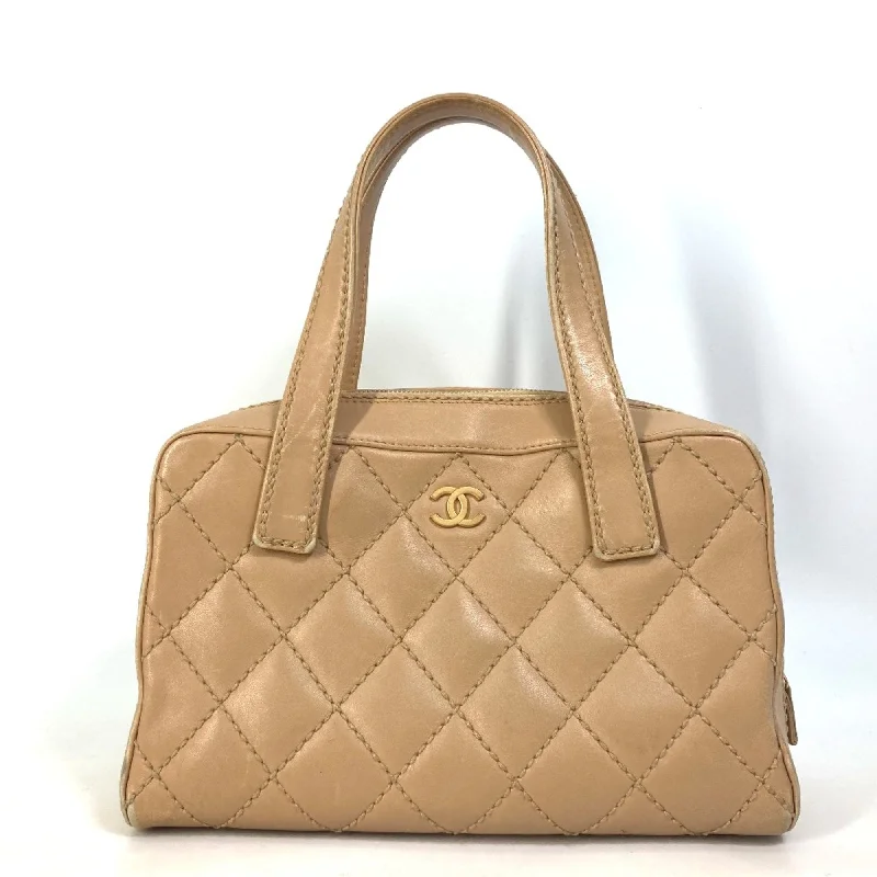 Chanel bags for those who value investment piecesChanel CC Mark Vintage Duffle Bag Shoulder Bag Bag Hand Bag Beige