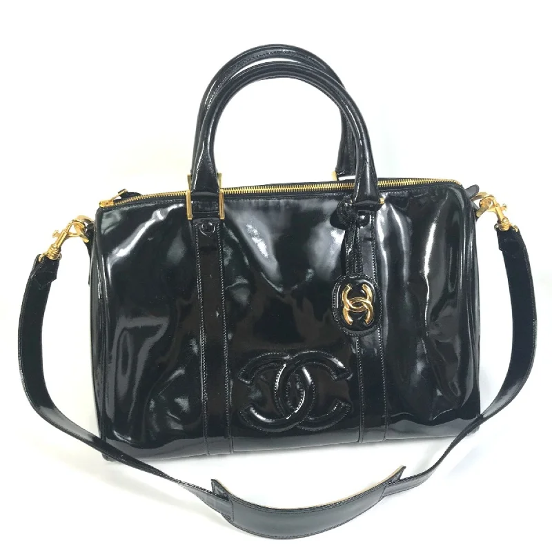 Chanel Designer Handbag with Unique DesignChanel CC Mark Bag 2WAY Hand Bag Duffle Bag Black