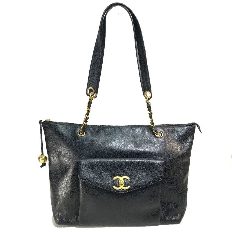 Chanel bags with classic and elegant designsChanel CC Mark Chain Tote Bag Shoulder Bag Black GoldHardware