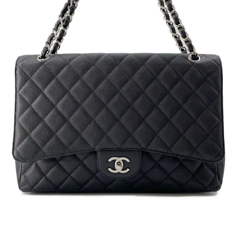 Chanel bags available in bold colors and patternsChanel Chain Shoulder Bag Matelasse 30 Deca Single Flap Caviar Skin Double 2way Black