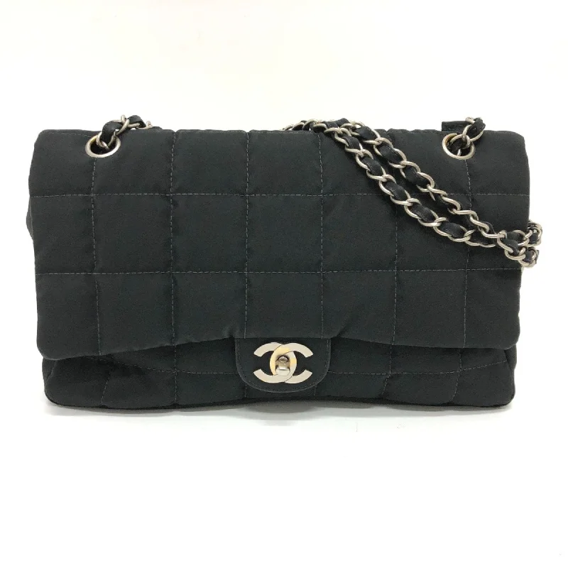 Chanel bags with intricate metal hardwareChanel CC Mark Chain Bag Crossbody Shoulder Bag Black SilverHardware