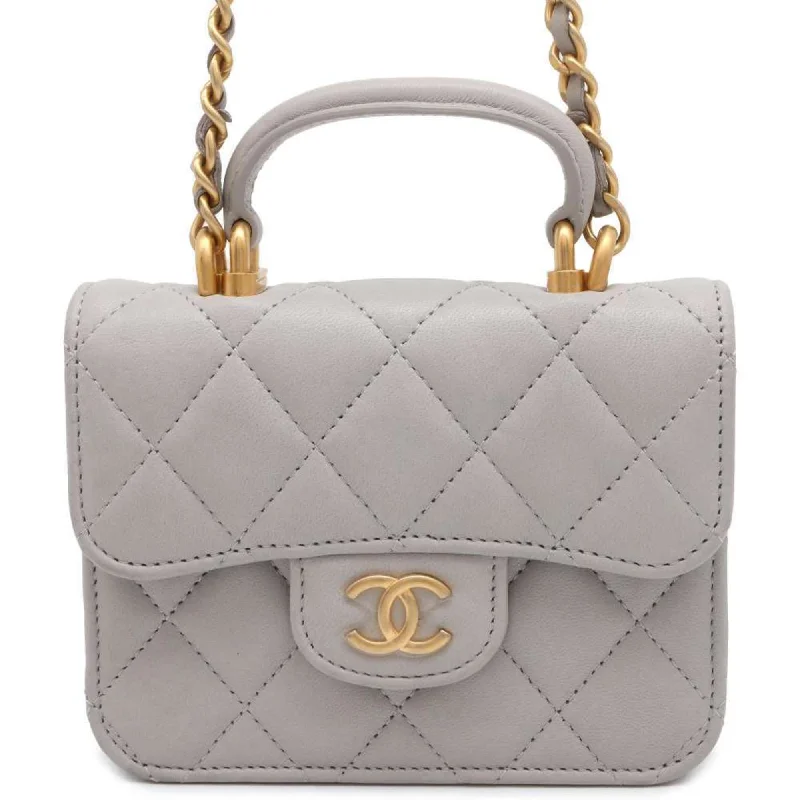 Chanel bags as wedding day accessoriesChanel Chain Wallet Matelasse Coco Mark Flap Coin Purse Lambskin AP2200 CHANEL