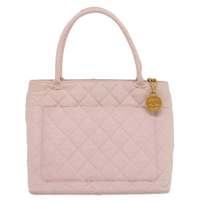 Chanel bags sale 2025CHANEL COCO Mark Tote Bag cotton Pink CC  29713A