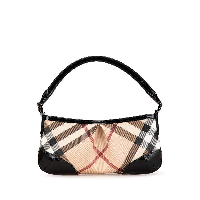 Soft - Handled Hermes So Kelly Bags for a Feminine TouchBrown Burberry Supernova Check Coated Canvas Newbury Shoulder Bag