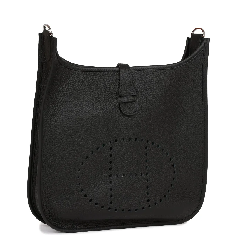 Seasonal - Exclusive Hermes Bags for Summer GetawaysHermes Evelyne III PM Black Clemence Palladium Hardware