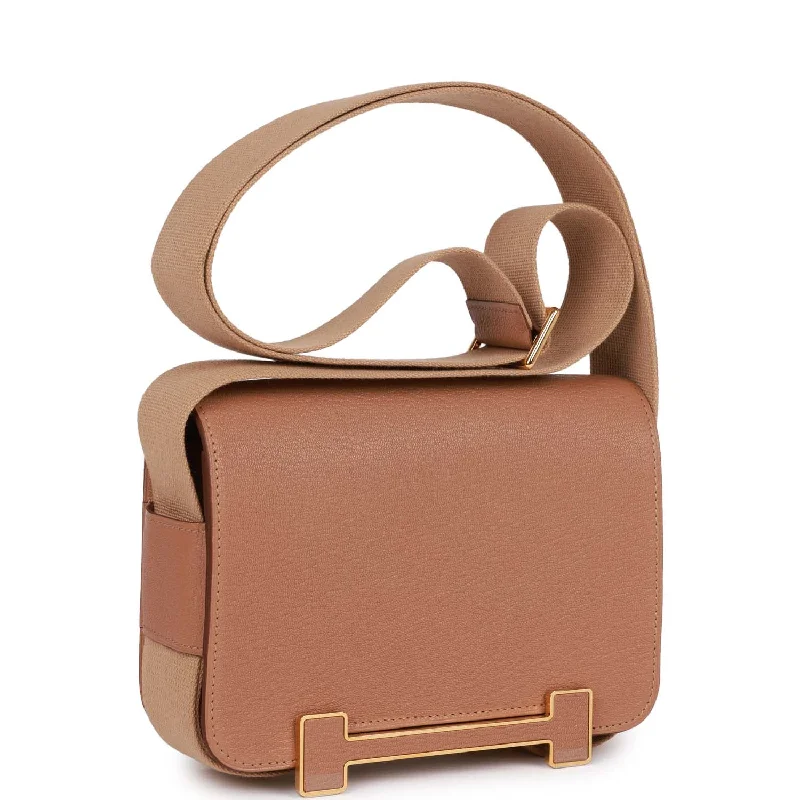 Sustainable and Ethical Hermes Bags for Conscious ConsumersHermes Geta Quebracho and Chai Chevre Gold Hardware