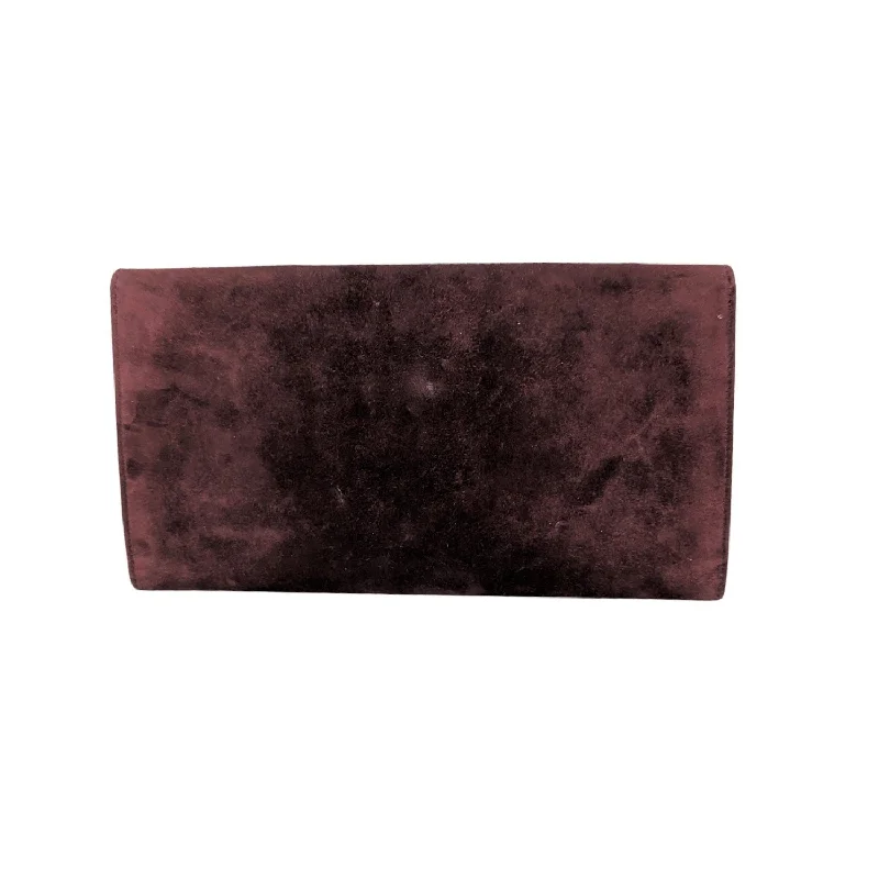 Designer - Crafted Hermes Bags for Fashion AficionadosHermes Vintage Suede Burgundy Rio Envelope Clutch