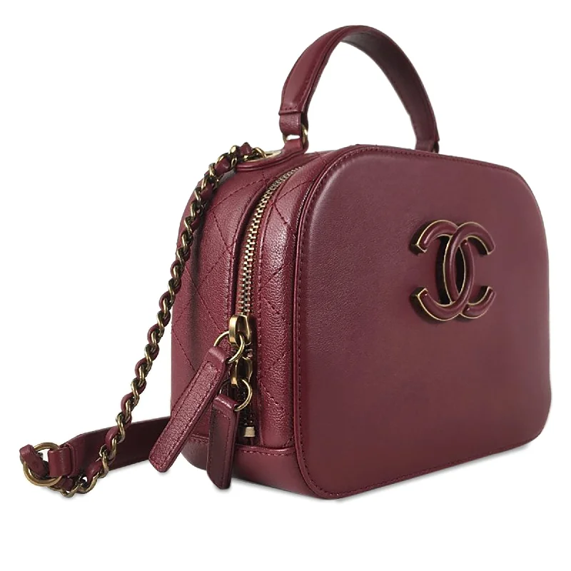 Chanel bags available at online luxury retaileCHANEL Coco Curve Vanity Case Satchel