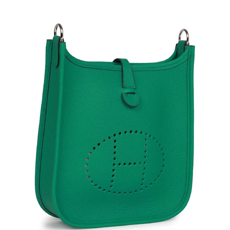 Hermes Constance Bags in Limited - Edition ColorwaysHermes Evelyne TPM Vert Jade Clemence Palladium Hardware