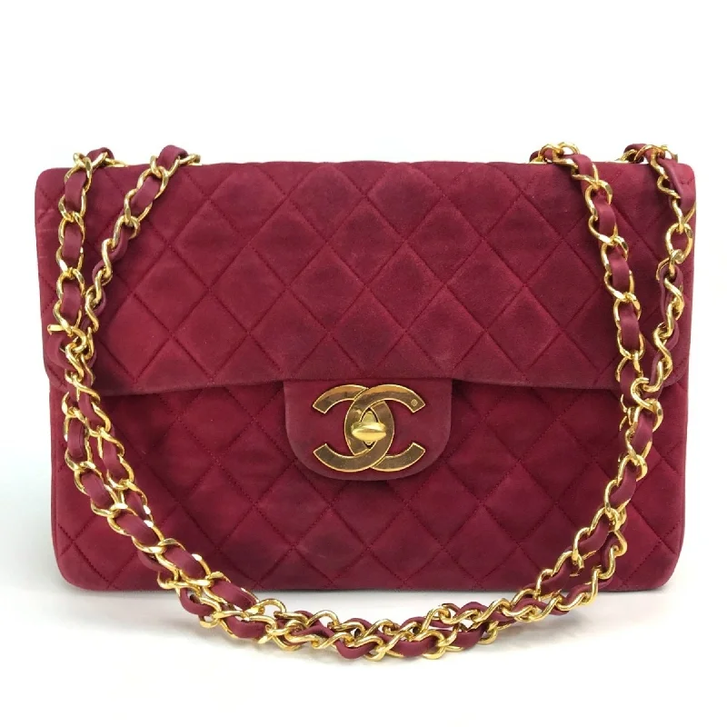 Chanel bags for a polished and professional appearanceChanel CC Mark Bag Double Chain Shoulder Bag Bordeaux GoldHardware