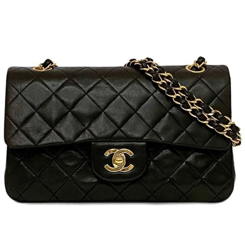 Chanel bags for women who appreciate fine craftsmanshipChanel Chain Shoulder Bag f-21080 Black Matelasse A01113 Double Flap Leather Lambskin 2707661 CHANEL Coco Mark Gold Hardware Turn Lock Quilting 2way