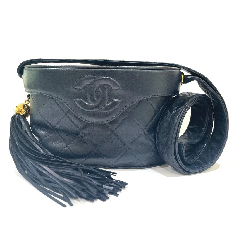 Chanel bags with exclusive seasonal designs and materialsChanel CC Mark bag vanity fringe Shoulder Bag Navy GoldHardware