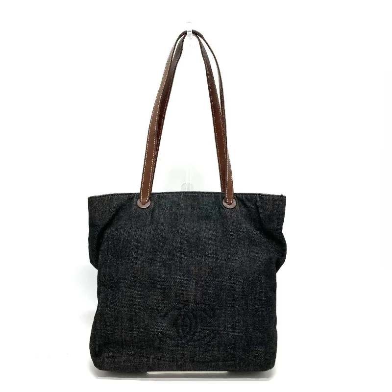 Chanel bags with classic and elegant designsChanel CC Mark Bag Shoulder Bag Tote Bag BlackDenim