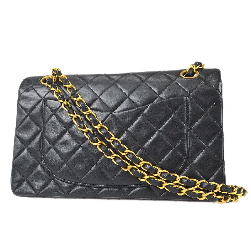 Chanel Vintage Inspired Handbag for Retro LoversCHANEL Classic Double Flap Small Shoulder Bag Black Lambskin 88133