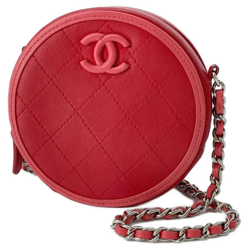 Chanel bags with the perfect balance of luxury and functionalityChanel Chain Shoulder Bag Coco Mark Round AP0060 CHANEL Pochette