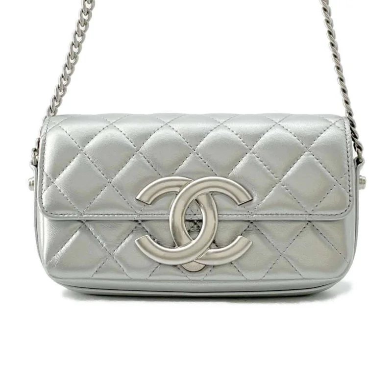 Chanel All - Match Handbag for Versatile StylingChanel Chain Shoulder Bag Matelasse Coco Mark Pochette Lambskin AP3207 CHANEL