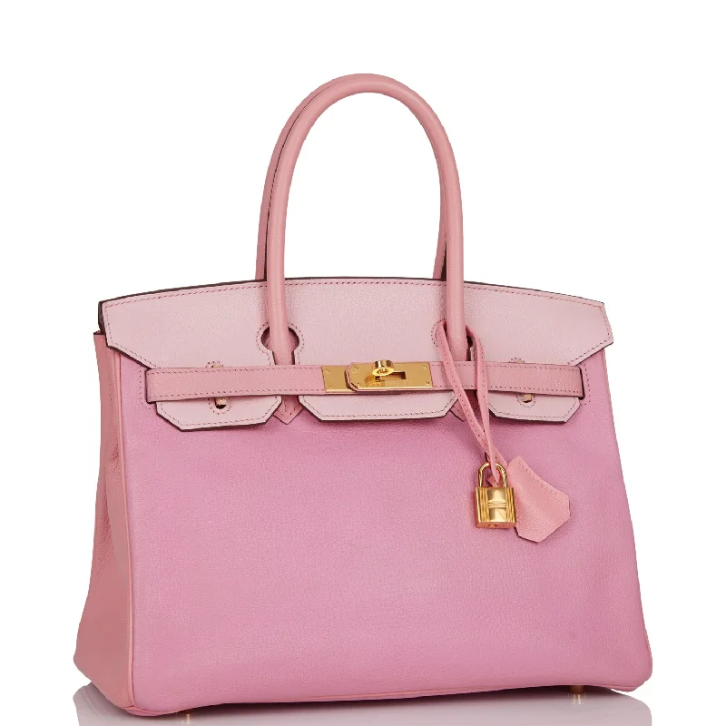 Exquisite Hermes Picotin Bags for Everyday EleganceHermes Special Order (HSS) Birkin 30 Bubblegum, Rose Confetti and Rose Sakura Chevre Gold Hardware