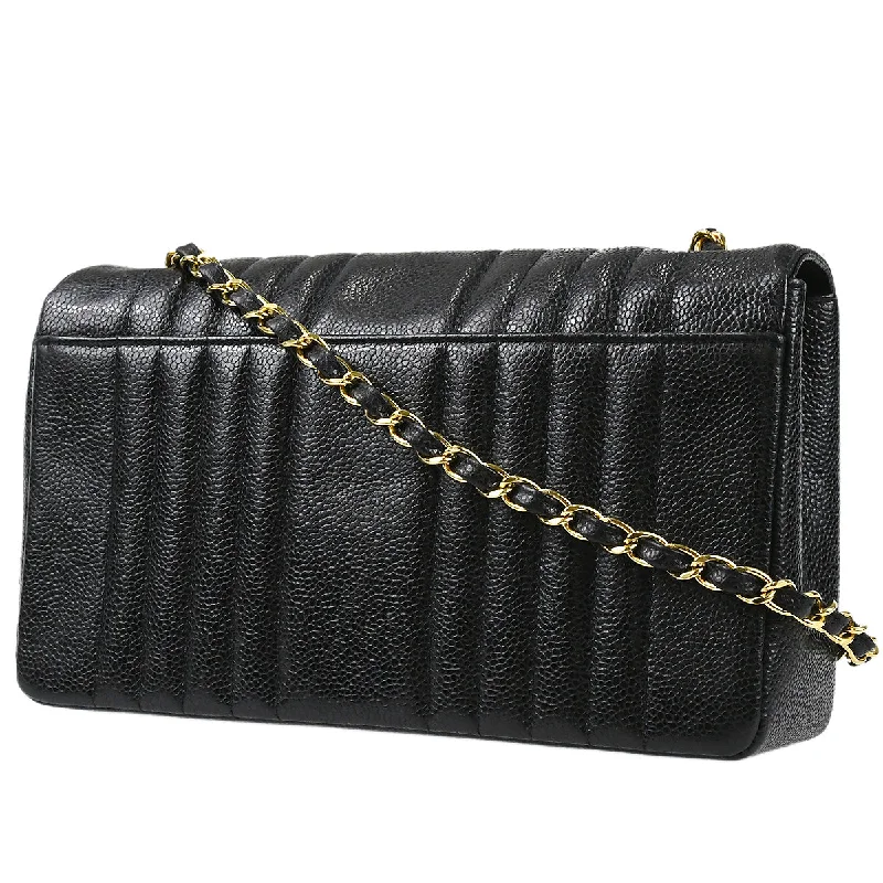 Chanel bags perfect for everyday elegCHANEL Classic Flap Mademoiselle Chain Shoulder Bag Black Caviar 78719