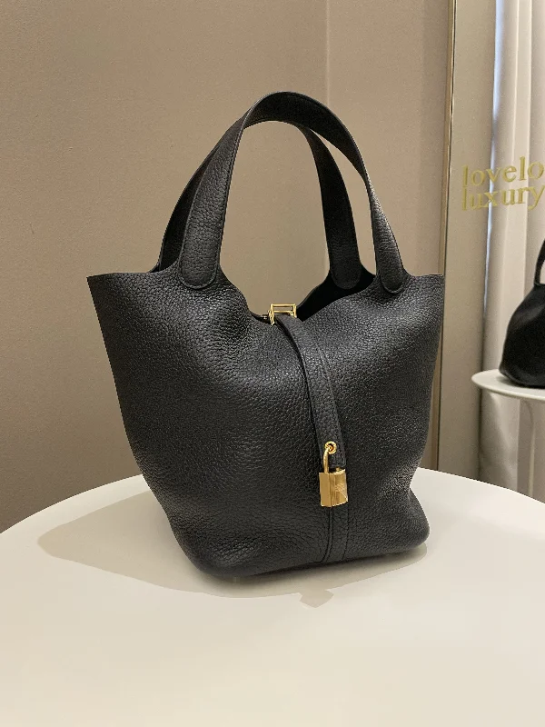 Exquisite Hermes Picotin Bags for Everyday EleganceHermes Picotin Lock 22 Black Clemence