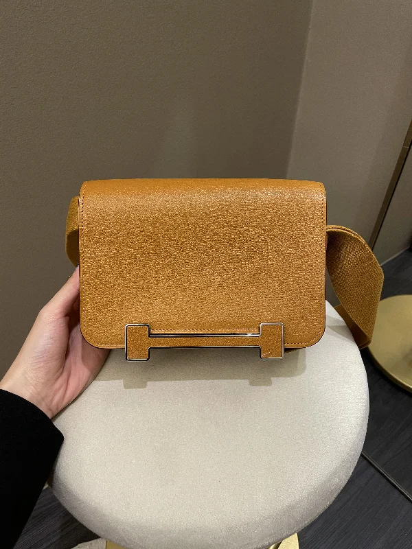 Faux Fur - Trimmed Hermes Bags for Winter SophisticationHermes Geta Caramel