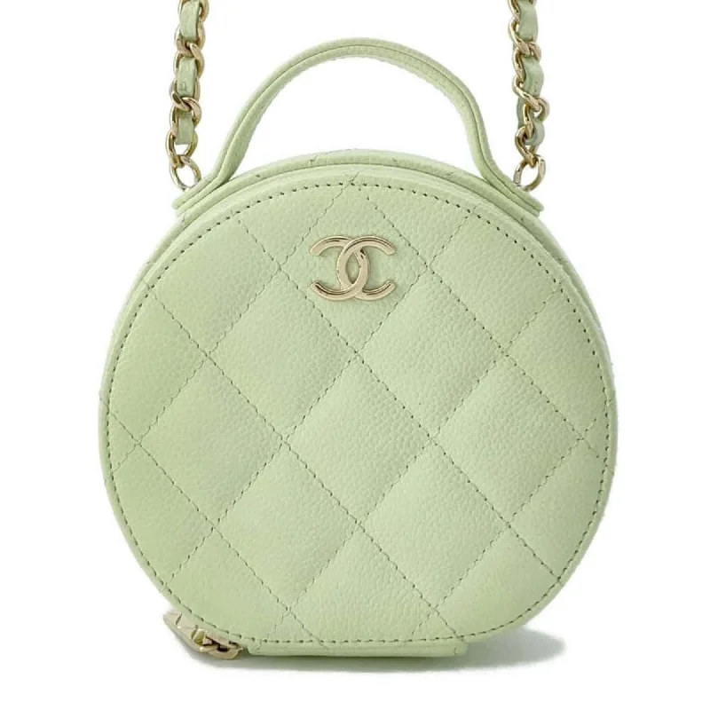 Chanel All - Match Handbag for Versatile StylingChanel Chain Shoulder Bag Small Vanity Case Matelasse Caviar Skin AP2502