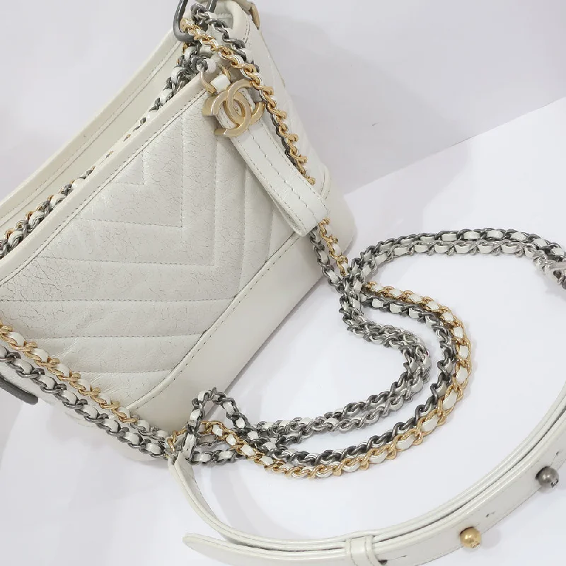 Chanel Quilted Leather Shoulder Bag for FashionistasCHANEL Chain Shoulder Bag Gabriel Du Chanel Small Hobo A91810  S Light Gr GD/SV  Coco Female  28th/8-digit  Bag