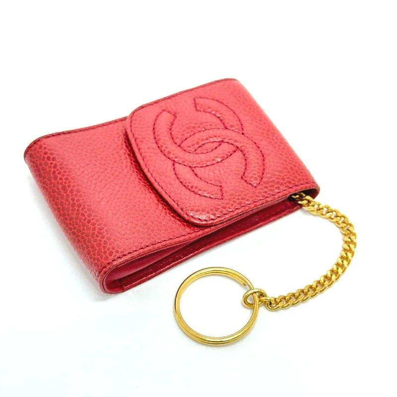 Chanel bags with modern touchesChanel CC Mark Pouch Cigarette case Red