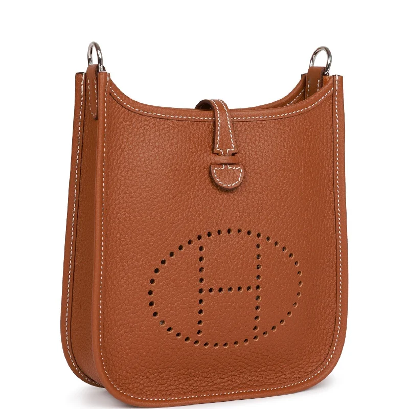 Hermes Kellydoll Bags for a Playful and Chic LookHermes Evelyne TPM Gold Clemence Palladium Hardware