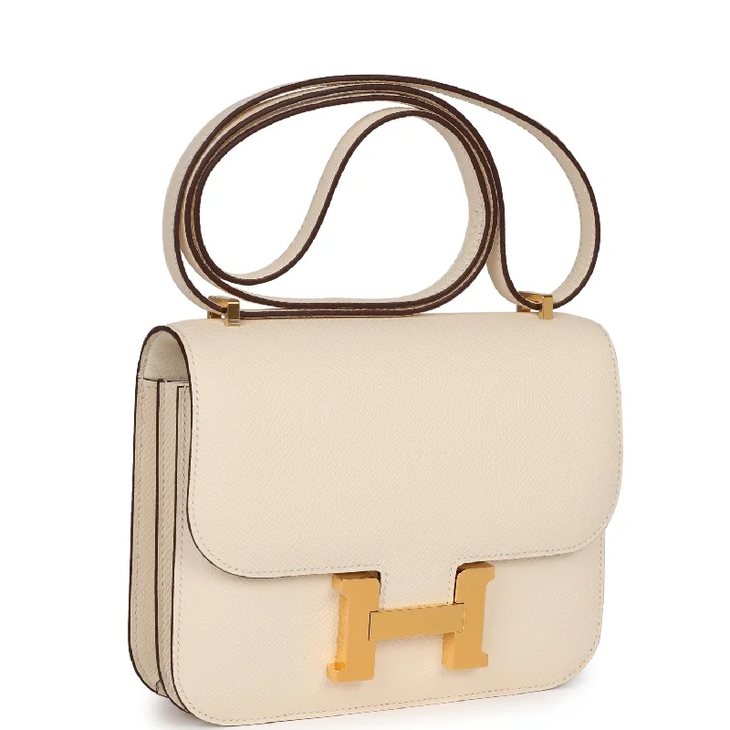 Pet - Friendly Hermes Pet Carrier Bags in Signature StylesHermes Constance 18 Nata Epsom Gold Hardware