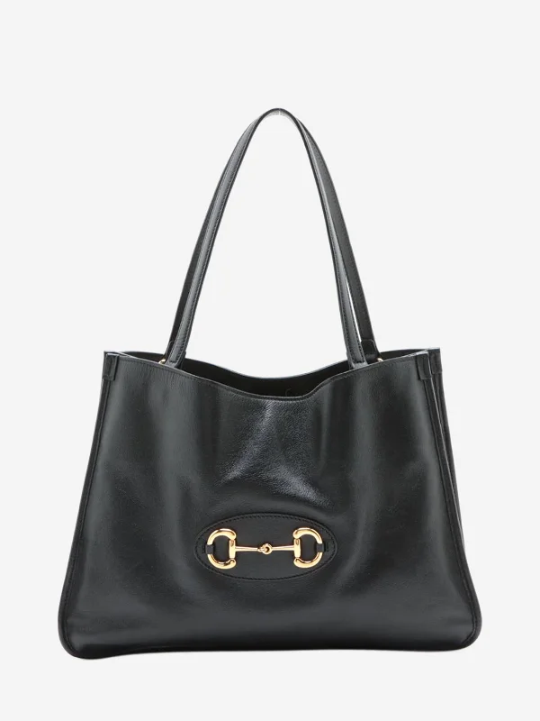 Compact Hermes Herbag Zip for Effortless CarryingBlack Horsebit 1955 leather tote bag