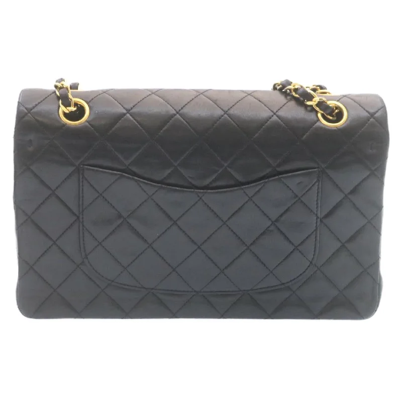 Chanel bags with classic and elegant designsCHANEL Classic Matelasse 25 Chain Flap Shoulder Bag Lamb Skin Black  29001A